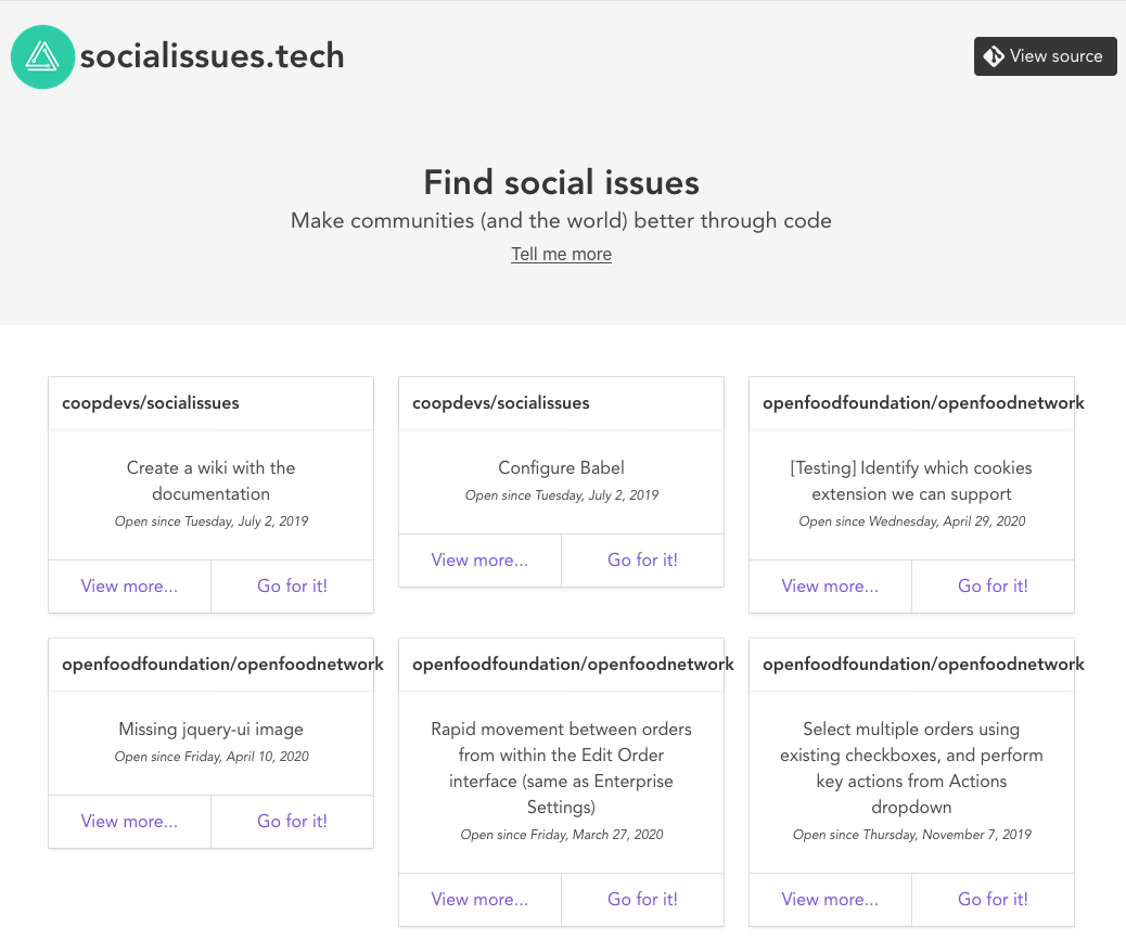 Have you heard of the Social Issues platform?